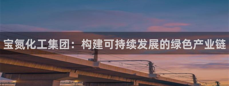 球盟会优惠券：宝氮化工集团：构建可持续发展的绿色产业链