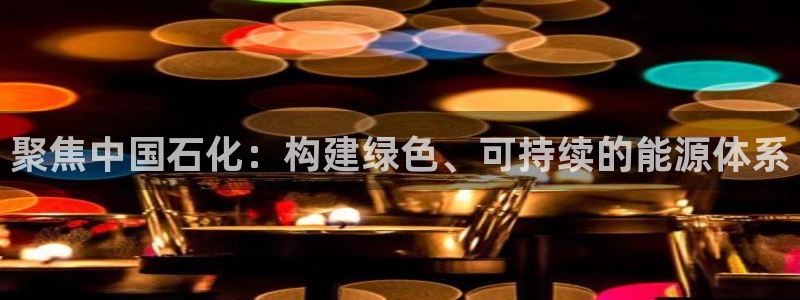 球盟会平台会黑单吗：聚焦中国石化：构建绿色、可持续的能源体系