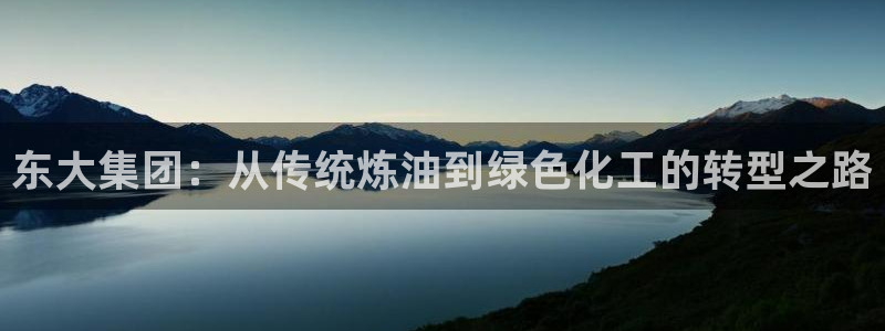 球盟会可以提现么：东大集团：从传统炼油到绿色化工的转型之路