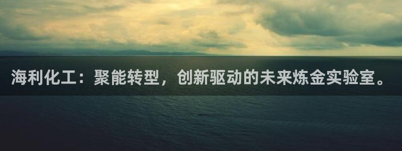 球盟会官方版下载地址：海利化工：聚能转型，创新驱动的未来炼金