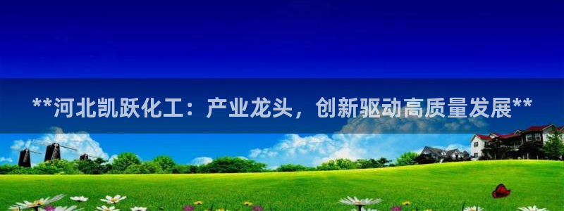 球盟会有没有黑单的：**河北凯跃化工：产业龙头，创新驱动高质