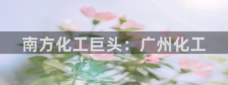 球盟会qmh - 球盟会官方网站：南方化工巨头：广州化工