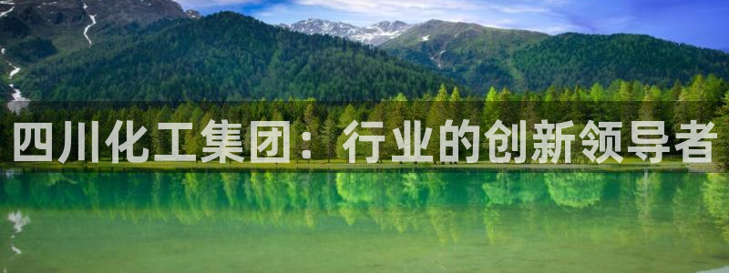 球盟会能提现吗是真的吗：四川化工集团：行业的创新领导者