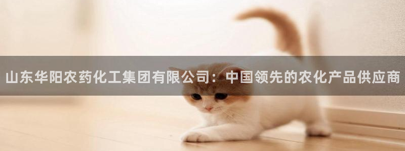 球盟会官网：山东华阳农药化工集团有限公司：中国领先的农化产品