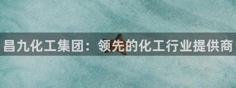 球盟会APP下载：昌九化工集团：领先的化工行业提供商
