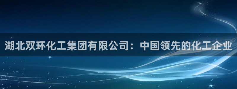 球盟会qm9：湖北双环化工集团有限公司：中国领先的化工企业