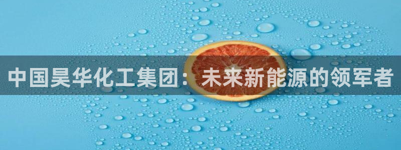 球盟会能退钱吗是真的吗：中国昊华化工集团：未来新能源的领军者